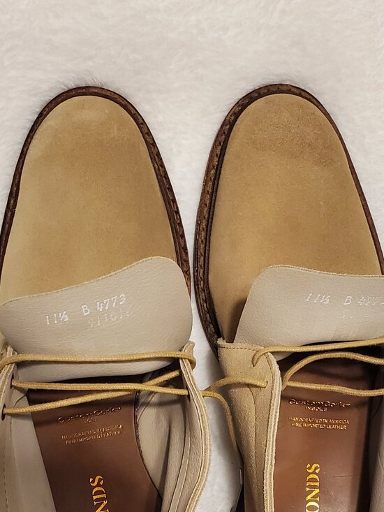 Allen Edmonds Luxury Suede Chukka boot Mens‎ Size 11 1/2 Color: Khaki  EUC! main image 8